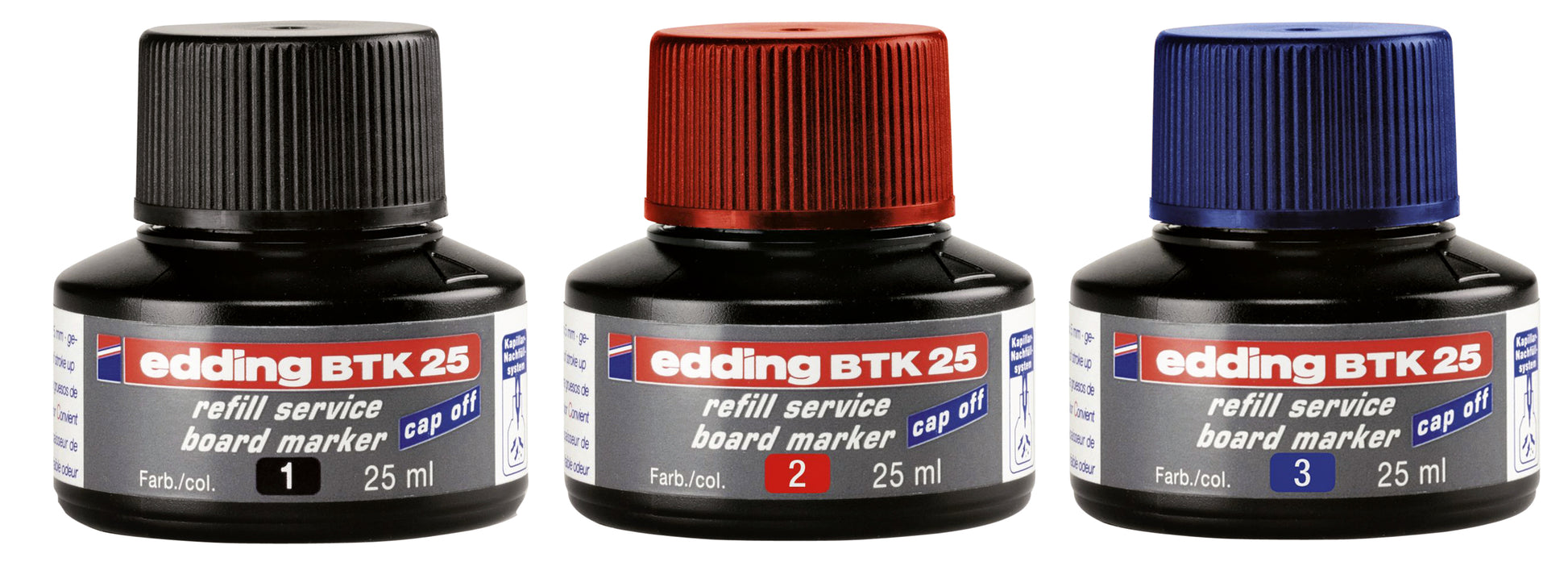 Edding 363 Navulinkt voor Whiteboard Zwart 25ml