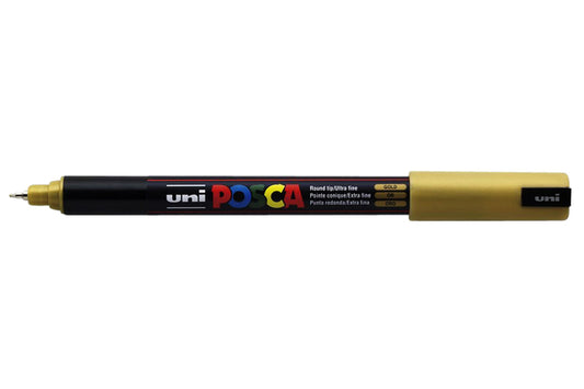 Posca PC1MR EF Goud, waterverf, dekkend en reukloos, diverse puntdiktes