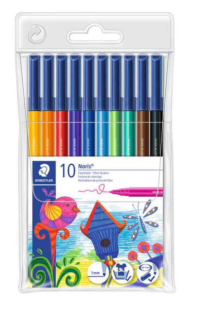 Staedtler 326 Viltstift set 10 kleuren op waterbasis