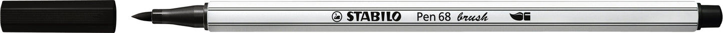 Stabilo Pen 68/46 Brushpen Zwart