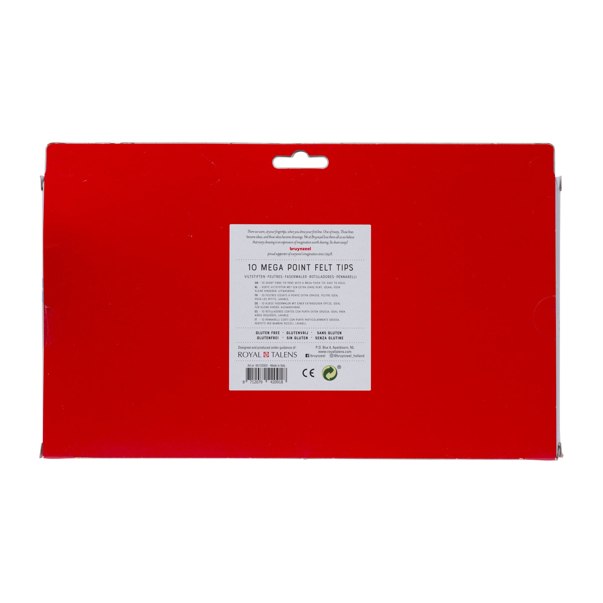 Brynzeel Kids Mega Point Dikke Viltstiften, 10 Stuks - 3