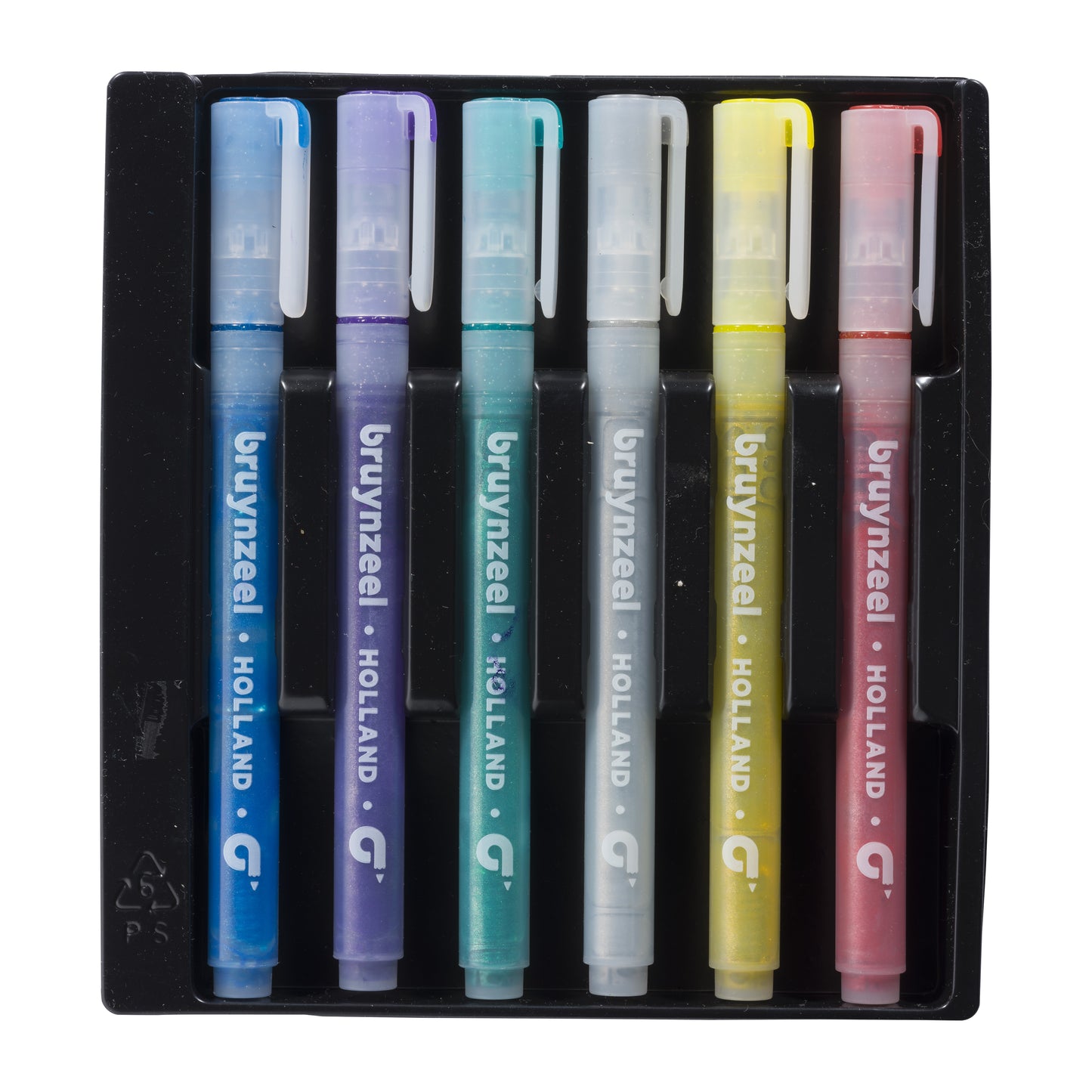 Brynzeel Glitter Viltstiften Assorti 6 Stuks - 2