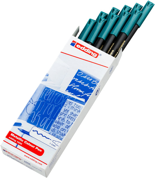 Edding 1200 F Metallic Fijn Groen - 3