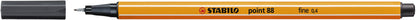 STABILO point 88/97 F Diepkoud Grijs - 2