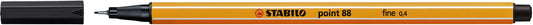 Fineliner Stabilo Point 88/46 F zwart