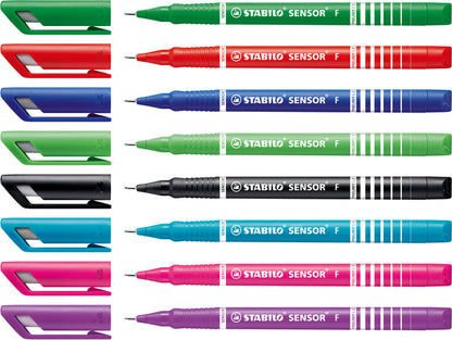 Fineliner STABILO Sensor 189/8 F Assortiment, 8 stuks - 2