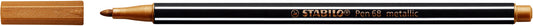 Stabilo Pen 68 Max Metallic Koper 1,4mm