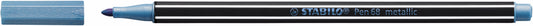 Stabilo Metallic Fineliner 1,4mm blauw