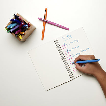 Fineliner Papermate Flair Candy Pop M 6 Stuks Assorti - 3