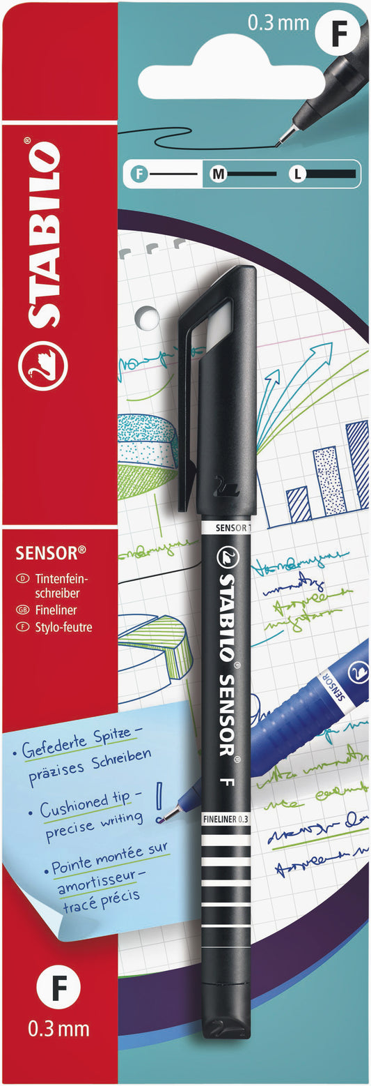 STABILO Sensor 10198 F Zwart