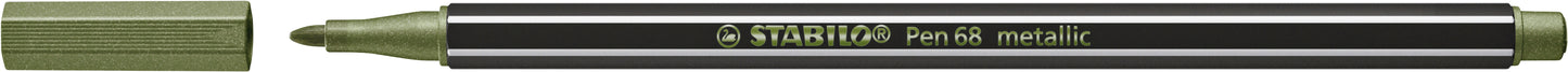 STABILO Pen 68/843 M Metallic Lichtgroen, 1mm
