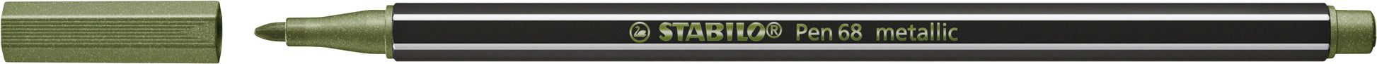 STABILO Pen 68/843 M Metallic Lichtgroen, 1mm