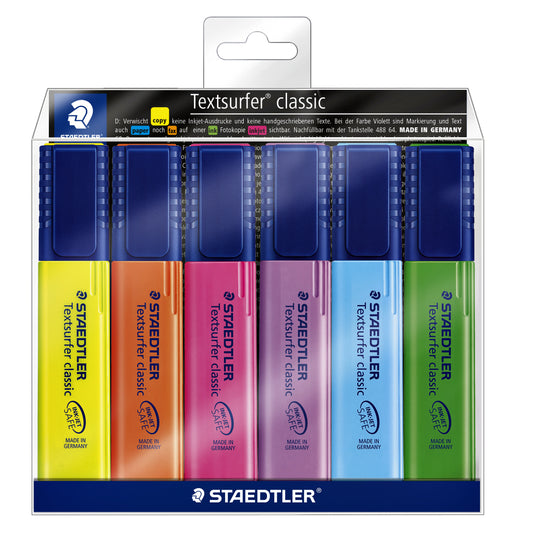 Staedtler Textsurfer Assortiment met Reukloze Waterbasisinkt