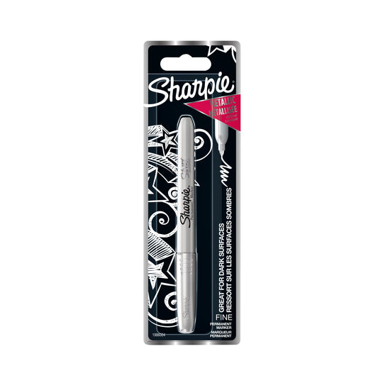 Sharpie Metallic Silver permanent marker 2-4mm rond