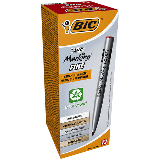 Viltstift Bic 1445 ecolutions rond F rood