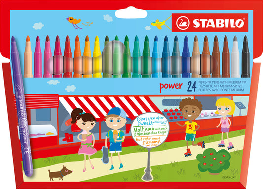 Stabilo Power 280/24 Assorti Viltstiften
