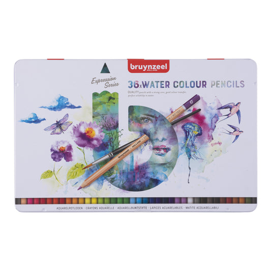 Bruynzeel Expression aquarel kleurpotloden 24 stuks