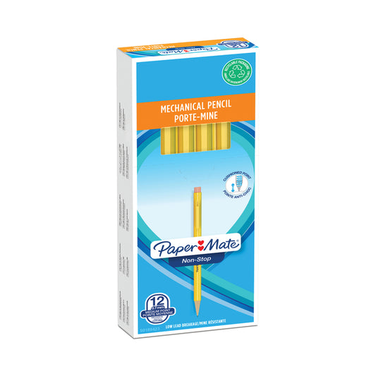 Vulpotlood Papermate Non Stop HB, 0,7mm, geel