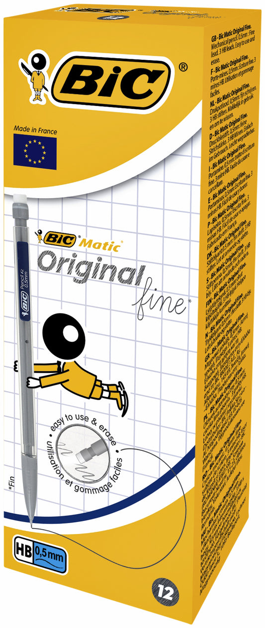 Vulpotlood Bic Matic original HB, 0,5mm, inclusief 3 stiften