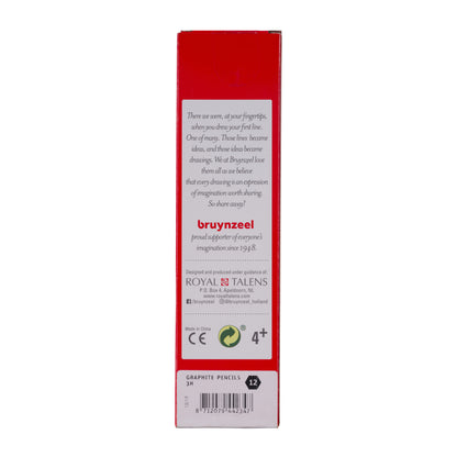 Bruynzeel 1605 3H Grafietpotlood met dubbel gelijmd hout - 3