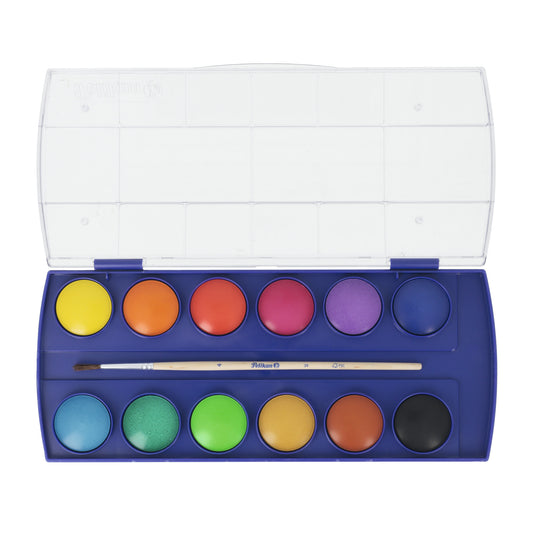 Pelikan F355/12 Waterverfdoos 12 Kleuren