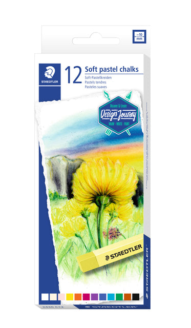 Staedtler Karat Pastelkrijt Zacht, Studiokwaliteit, Assorti