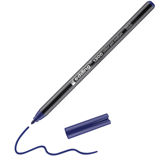 edding 1300 M Blauw Fineliner - 3