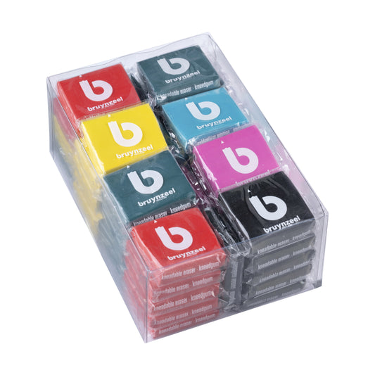Kneedgum Bruynzeel Teens 48, in drie kleuren