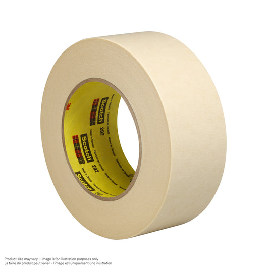 Afplaktape Scotch 202 18mmx50m, crêpe beige