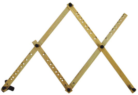 Pantograaf Rumold P4 hardhout 34cm