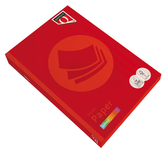 Kopieerpapier Quantore Colour A4 120gr felrood