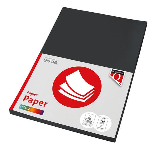 Kopieerpapier Quantore Col-100 A4 120gr zwart