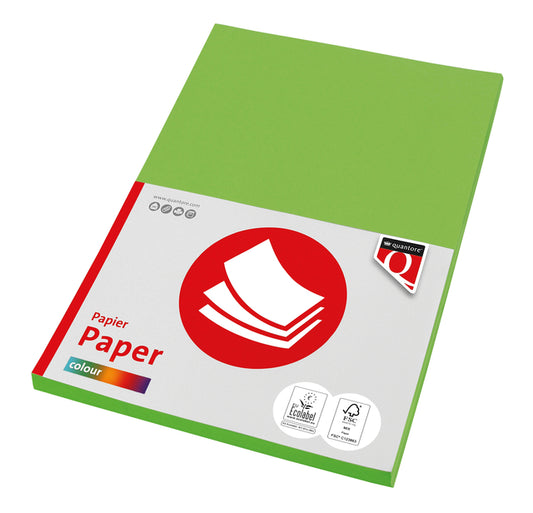 Kopieerpapier Quantore Col-100 A4 120gr helgroen