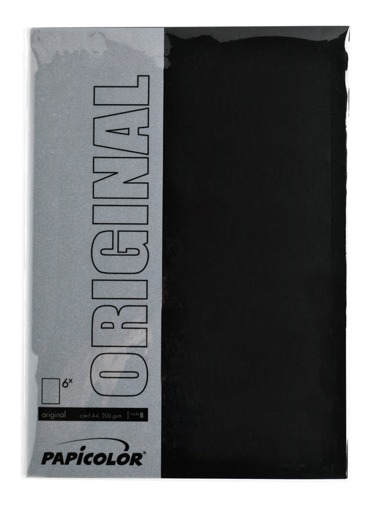 Kopieerpapier Papicolor A4 200gr ravenzwart