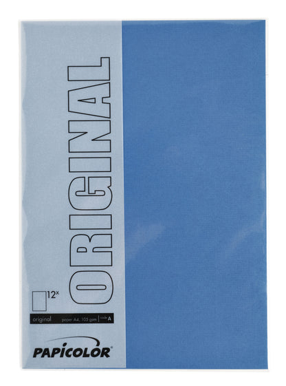 Gekleurd papier Papicolor A4 100gr royal blauw - 2