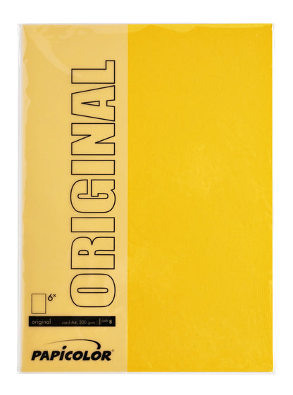 Gekleurd papier Papicolor A4 100gr dottergeel - 2