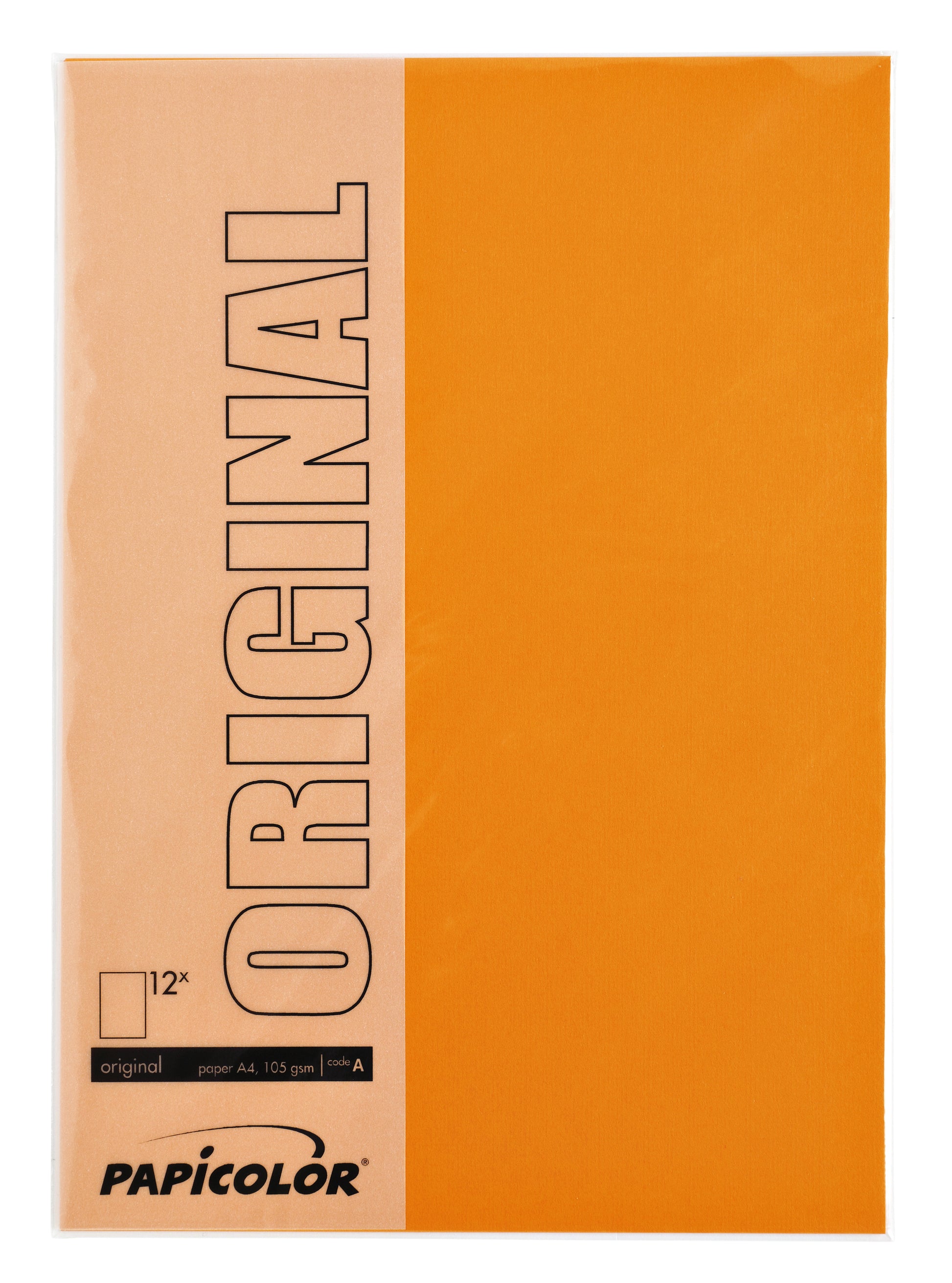 Kopiëerpapier Papicolor A4 200gr oranje - 2