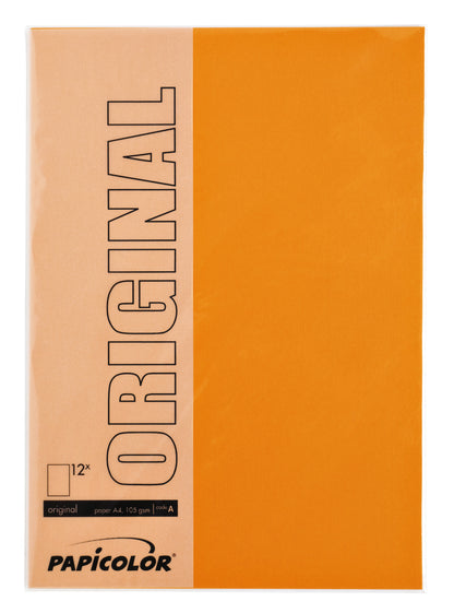 Kopiëerpapier Papicolor A4 200gr oranje - 2
