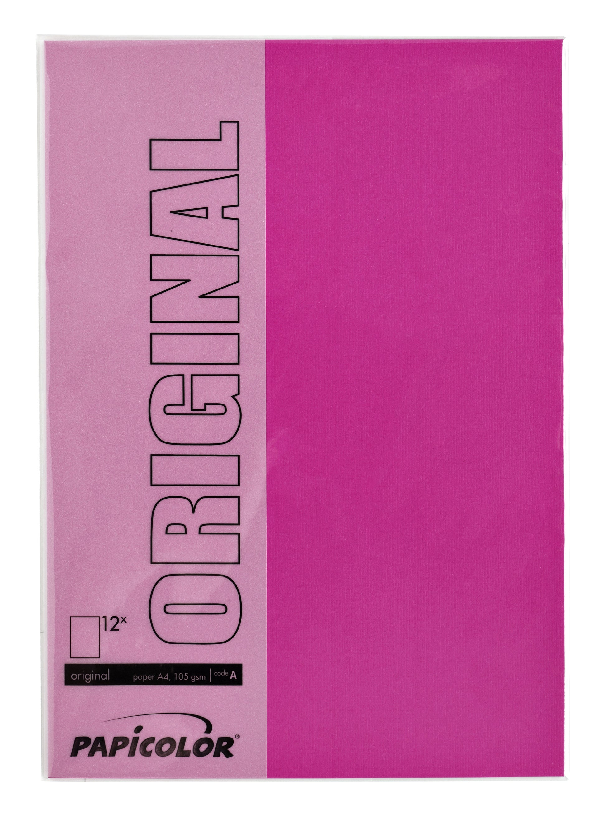 Kopieerpapier Papicolor A4 200gr felroze - 2