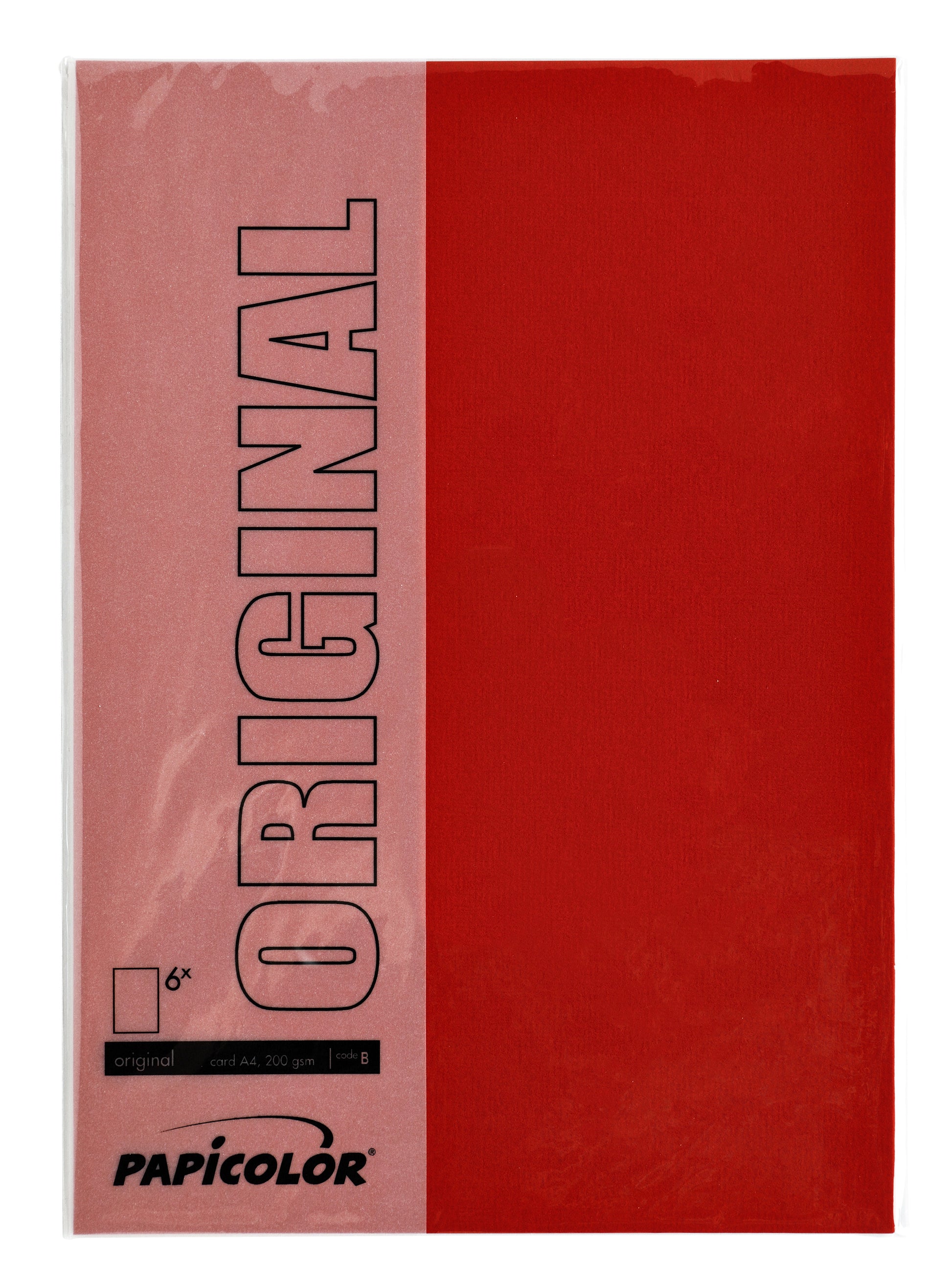 Papicolor A4 gekleurd kopieerpapier 100g rood - 2