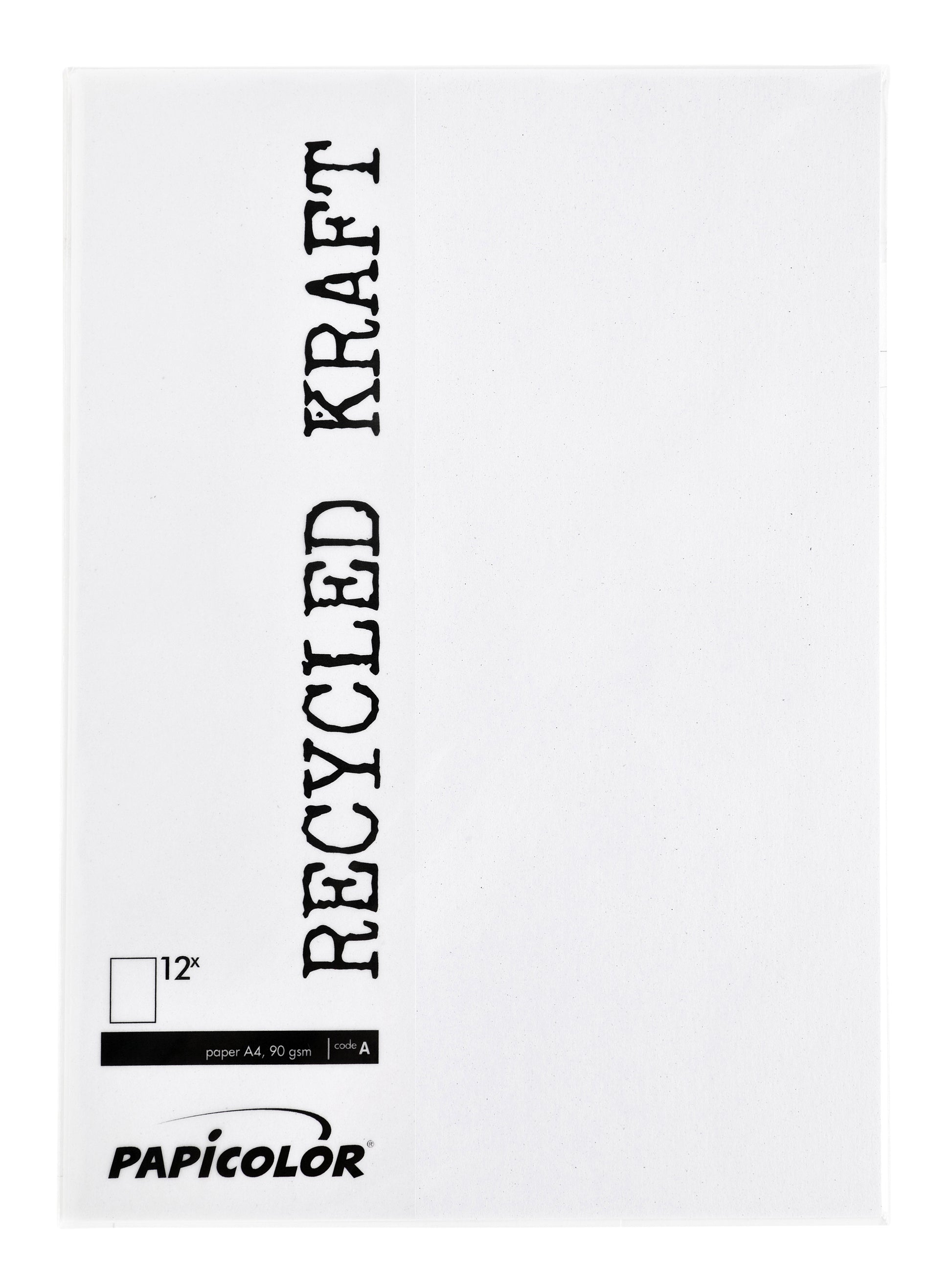 Kraftpapier Papicolor A4 90gr Wit, Gerecycled voor Diverse Toepassingen - 2