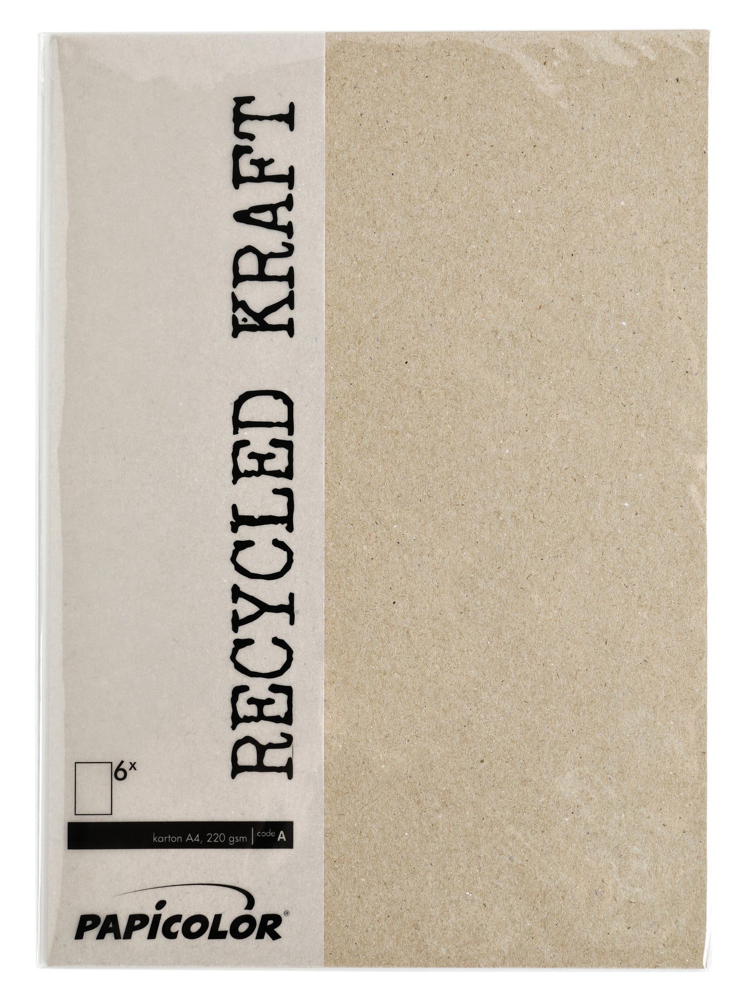 Gekleurd papier Papicolor A4 100gr kraft grijs - 2