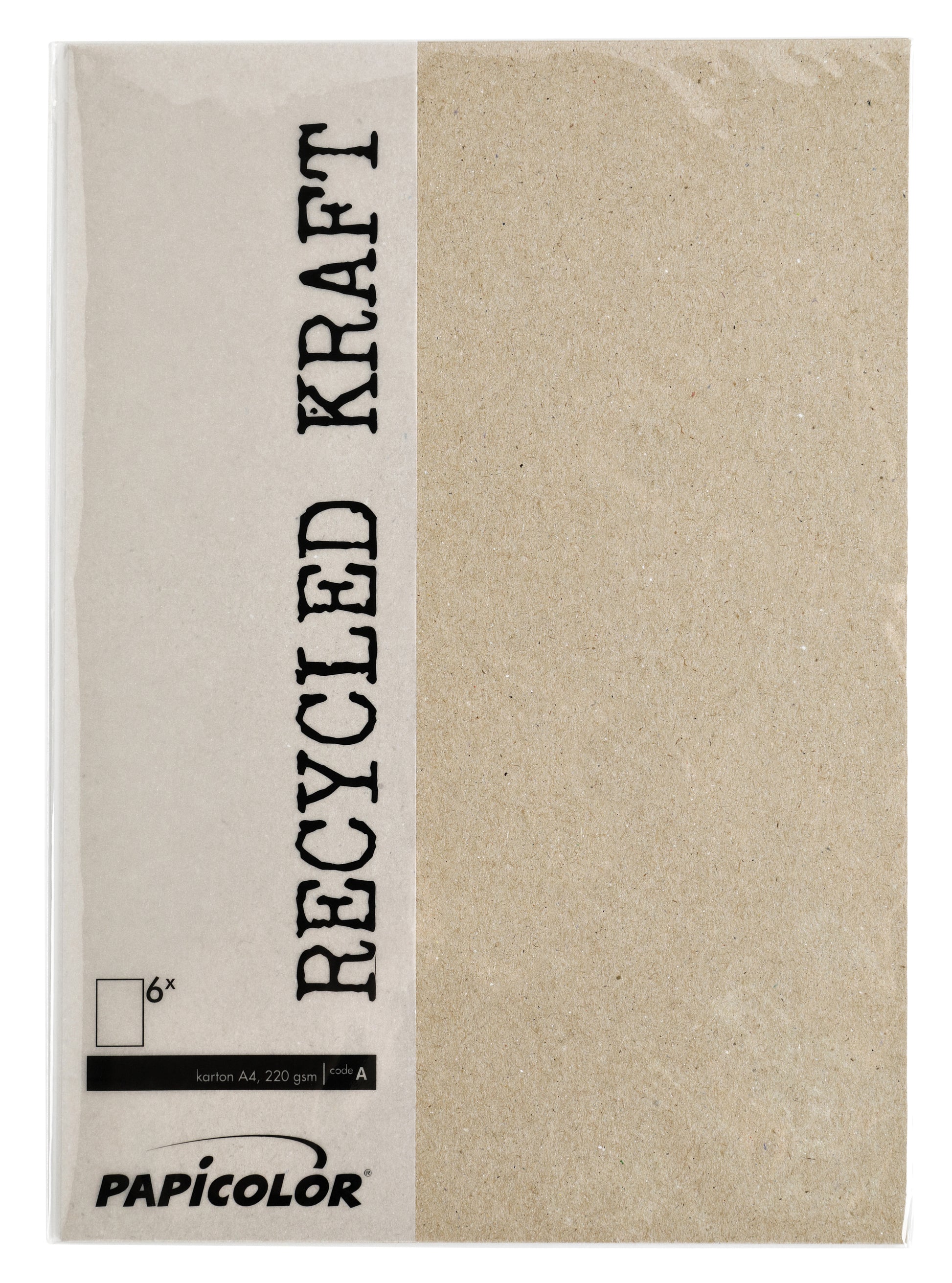 Gekleurd papier Papicolor A4 100gr kraft grijs - 2