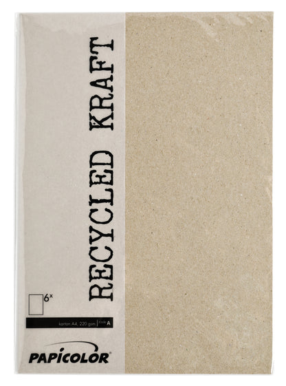 Gekleurd papier Papicolor A4 100gr kraft grijs - 2