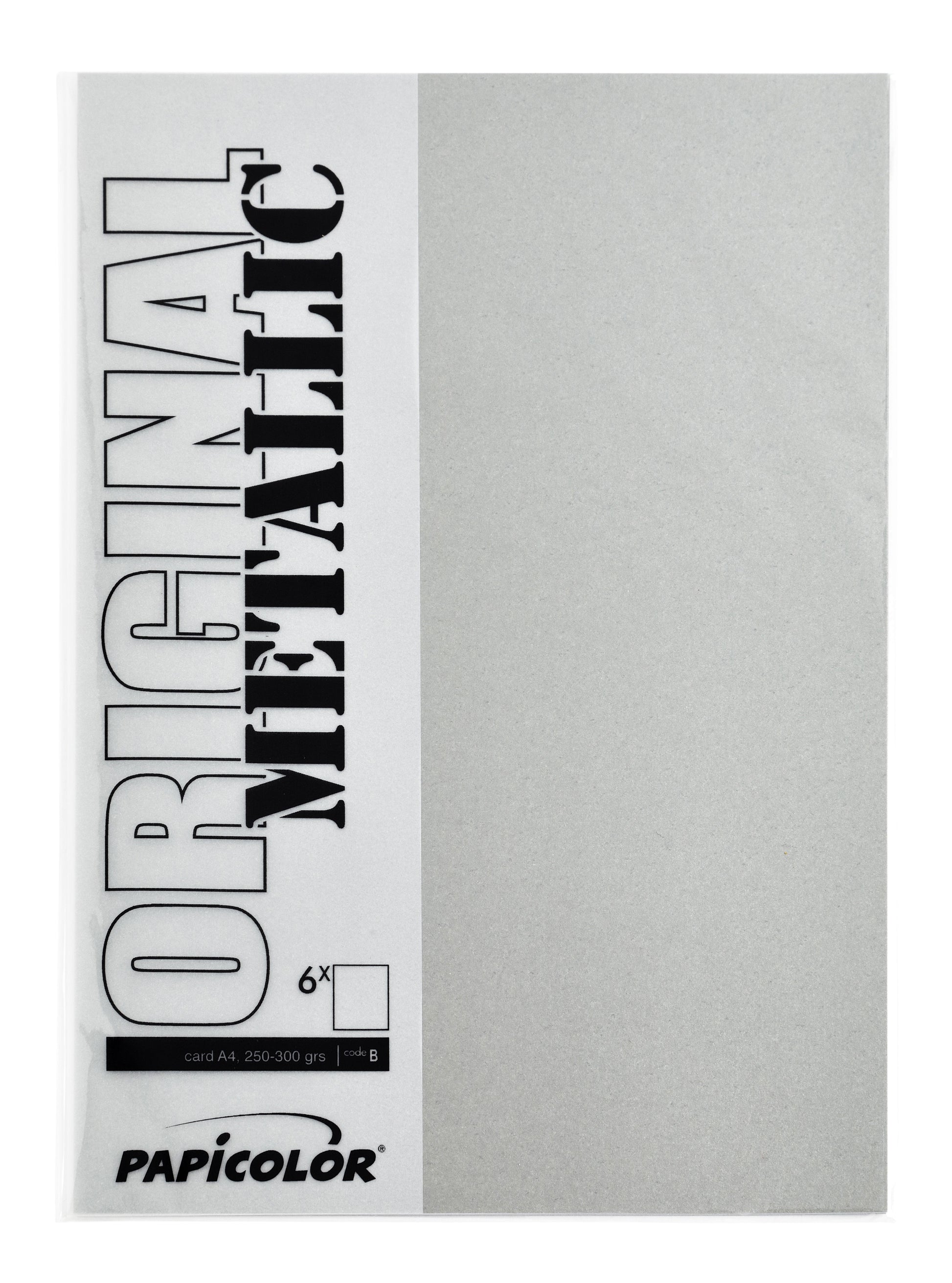 Kopieerpapier Papicolor A4 120gr zilver - 2