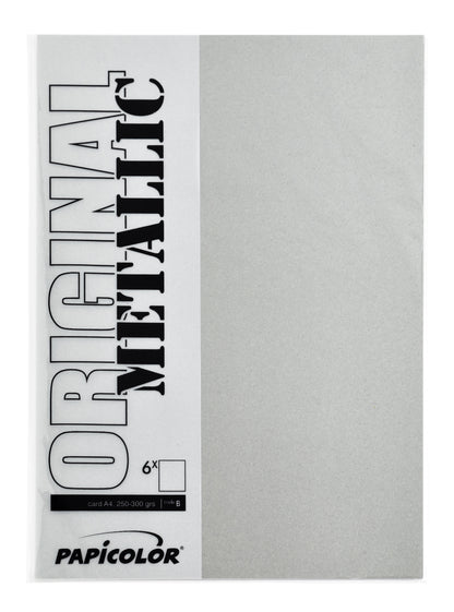 Kopieerpapier Papicolor A4 120gr zilver - 2