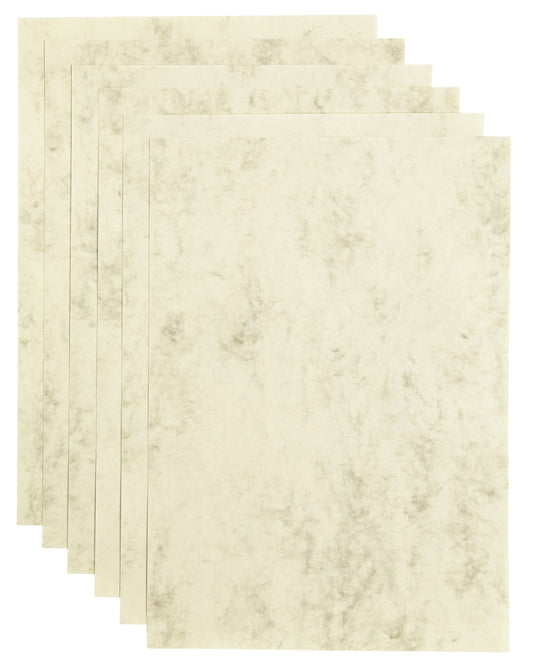 Gekleurd papier Papicolor A4 90gr marble ivoor