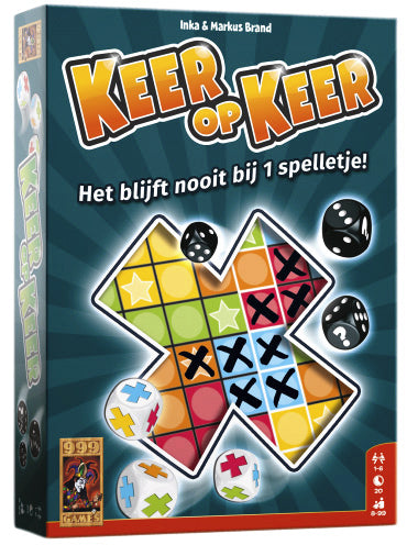 Keer op Keer Dobbelspel voor 1-6 spelers vanaf 8 jaar