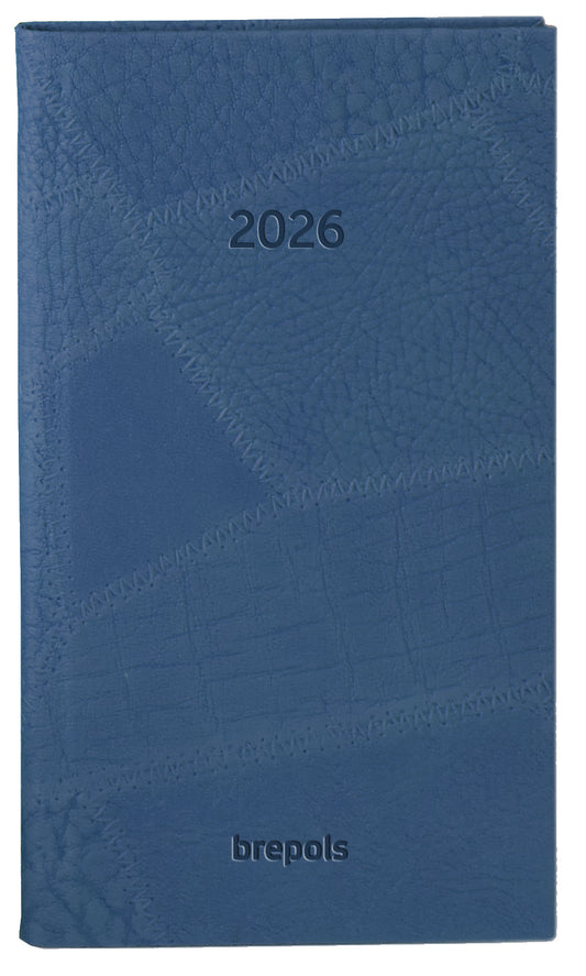 Agenda 2025 Brepols Opt Pocket Lucca, 7 dagen, 2-pagina’s, compact formaat