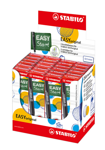 Stabilo Easyoriginal M Rood Navulling 3st - 4